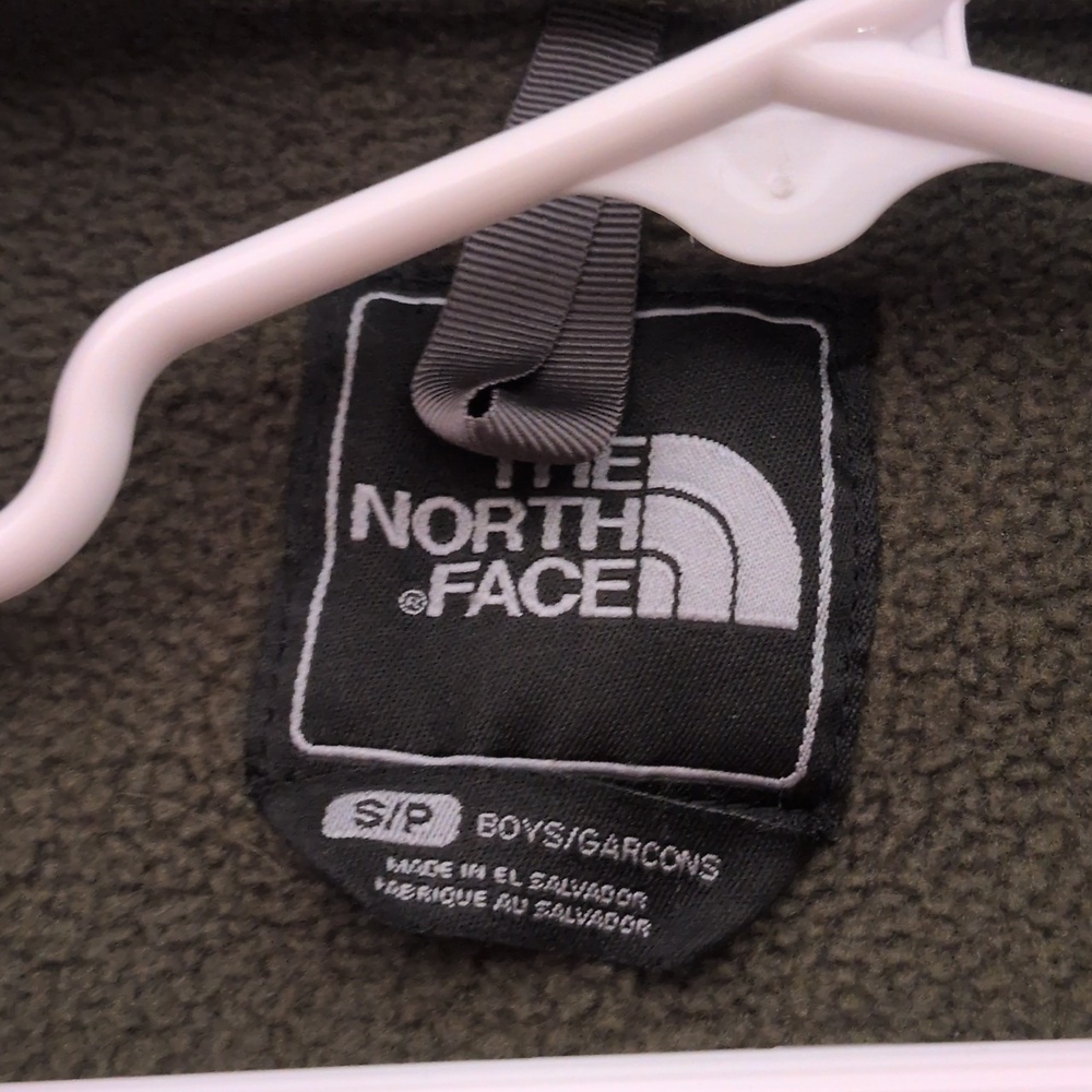 The North Face Kids Two-Tone Denali Fleece Zip Up Jacket Size Small, EUC - Picture 5 of 5